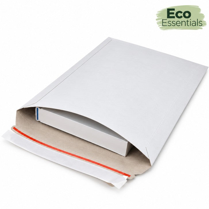Kartonnen verzendenveloppen wit, 450 g/m², 215x270mm – 100 st.