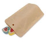 Kraft thuis composteerbare stazak 10x6x15cm - 100 st