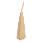 Kraft thuis composteerbare stazak 10x6x15cm - 100 st