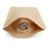 Kraft thuis composteerbare stazak 15x9x23cm - 100 st