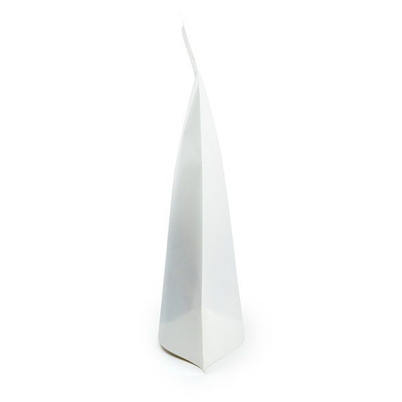 Witte thuis composteerbare stazak 15x9x23cm - 100 st