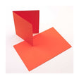 Folded Card Orange 124x178mm 
