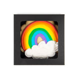 Kraft doosje Zwart met Venster 105x22x105 mm - 25 stuks