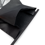Blokbodemzakken Zwart met Sluiting en Venster 15,2x7x26,7cm - 100 stuks