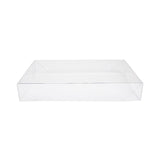 Lid Foldable and Crystal Clear 154x38x243 mm Clear 