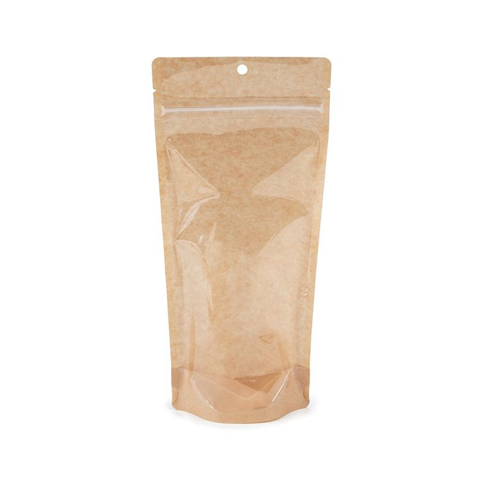 Stazakken Transparant/Kraft 108x60x238 - 100 stuks