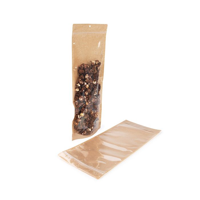 Stazakken Transparant/Kraft 178x60x432 mm - 100 stuks