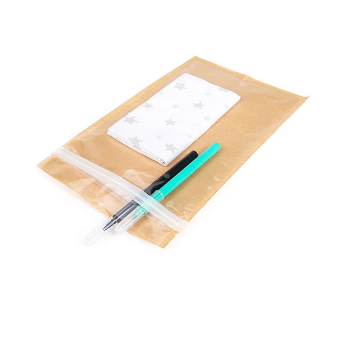 Gripzakken Milieuvriendelijk Kraft 152x235 mm - 100 stuks