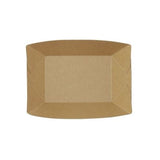 Snackschalen karton 400 ml Bruin Biologisch Gecoat - 1.000 stuks