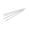 Drinking Straws Paper 20 cm, Ø 0.6 cm Pastel Striped (7000 pieces) [GB