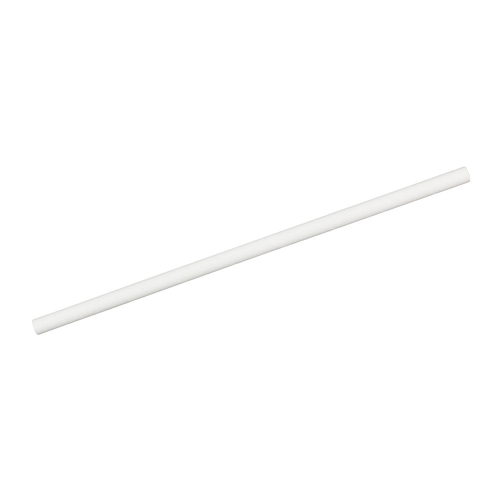 Papieren jumbo drinkrietjes 23 cm, Ø 0,8 cm Wit - 3.450 stuks