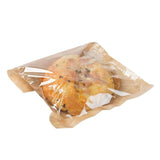Snackzak Papier/biologisch folie, 17,5x20 cm palmblad-look - 500 stuks