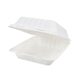 Schaal met deksel Suikerriet 22x18,5x7 cm - 200 stuks