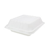 Schaal met deksel Suikerriet 22x18,5x7 cm - 200 stuks