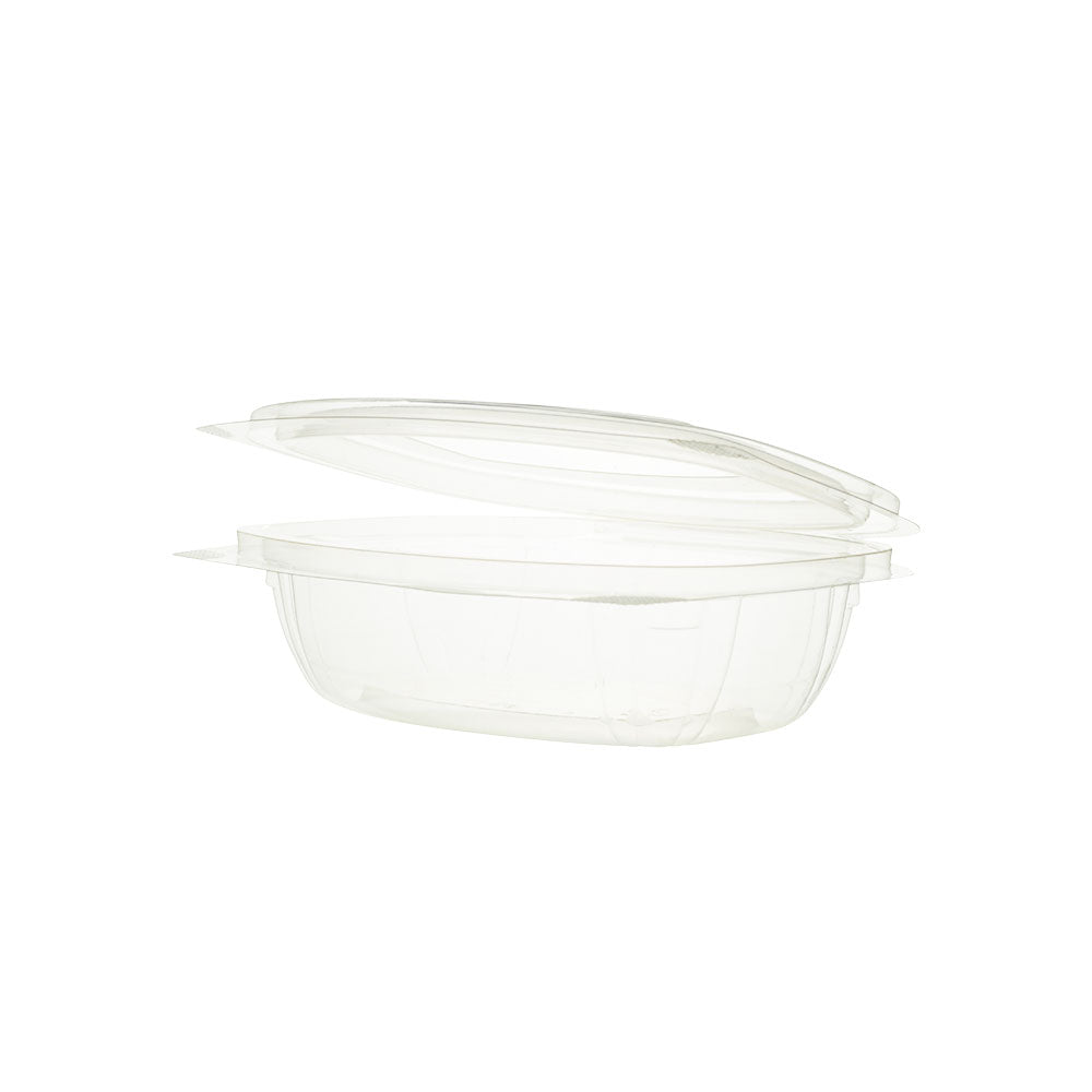 Deli Bowls PLA 375 ml, hinged lid, rectangular (300 pieces) [GB