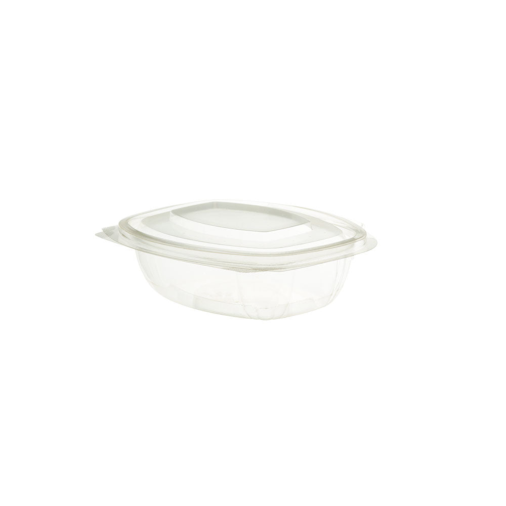 Deli Kommen PLA 375 ml, klapdeksel, rechthoekig - 300 stuks