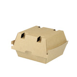 Take-away hamburgerdozen Karton 13x14x8 cm Bruin - 250 stuks