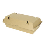 Take-away Dozen Karton met klepdeksel 24,8x13x7,5 cm Bruin - 200 stuks