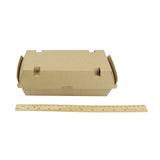Take-away Dozen Karton met klepdeksel 24,8x13x7,5 cm Bruin - 200 stuks