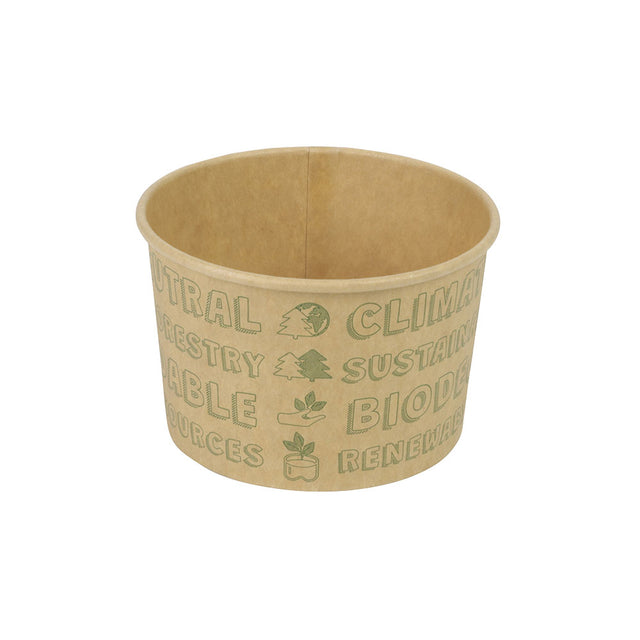 Ice cups Paper 150 ml unbleached, EcoUp (1000 pieces) [GB