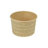 Ijsbekers Papier 150 ml ongebleekt, EcoUp - 1.000 stuks