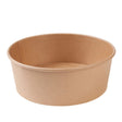 Cardboard bowls brown 1.000 ml Ø 185 mm round 