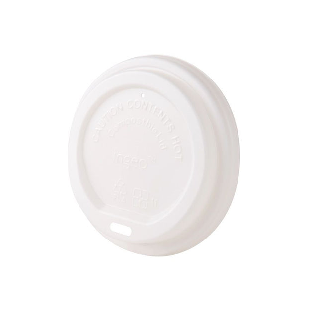CPLA lid white Ø 90 mm drinking hole 
