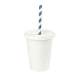 Platte Deksel Papier Ø 90 mm Wit Rietkruis - 1.000 stuks