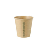 Beker karton 150 ml Ø 80 mm Ongebleekt - 1.000 stuks