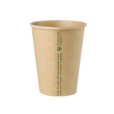 Beker Karton 300 ml Ø 90 mm Ongebleekt - 1.000 stuks