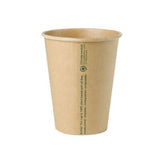 Beker Karton 300 ml Ø 90 mm Ongebleekt - 1.000 stuks