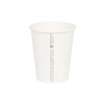 Beker Karton 200 ml Ø 80 mm Wit - 1.000 stuks