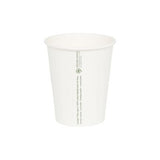 Beker Karton 200 ml Ø 80 mm Wit - 1.000 stuks