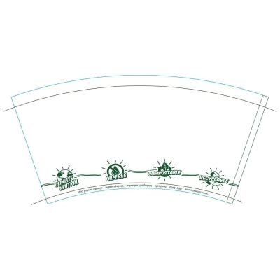 Beker Karton "EcoUp ©" 300 ml Ø 90 mm - 1.000 stuks