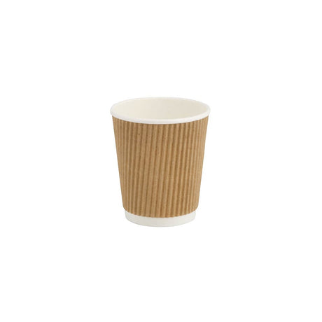 Fluted cup 200 ml Ø 80 mm Brown (500 pieces) [GB