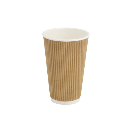 Fluted Cup 400 ml Ø 90 mm Brown (500 pieces) [GB