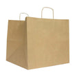 Pizza carrier bags 33+33x33cm Brown 