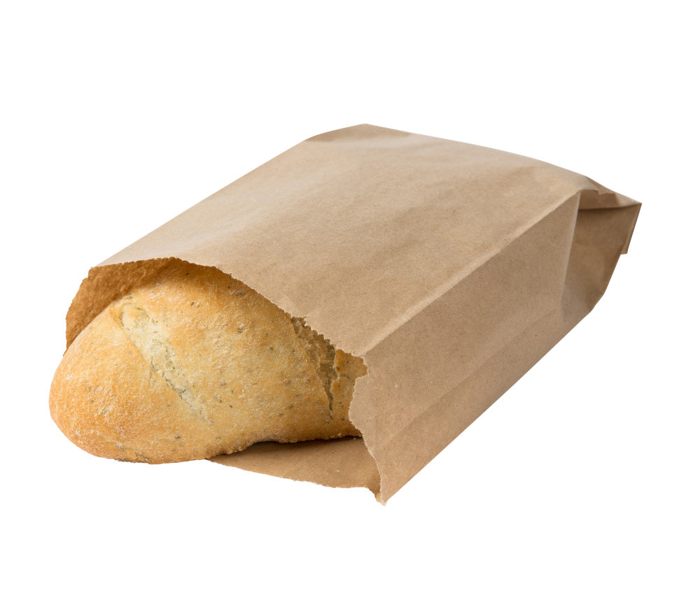 Papieren Zakken Bruin 10x5x19 cm - 1.000 stuks