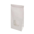 Bags Kraft White with Closure 11.5x7x24.5 cm (400 pieces) [GB