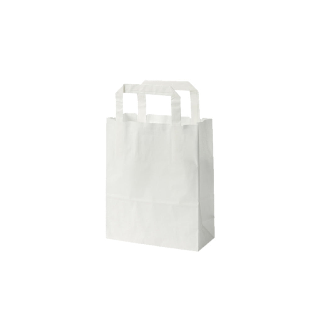 Paper Bags White 18x8x22 cm (250 pieces) [GB