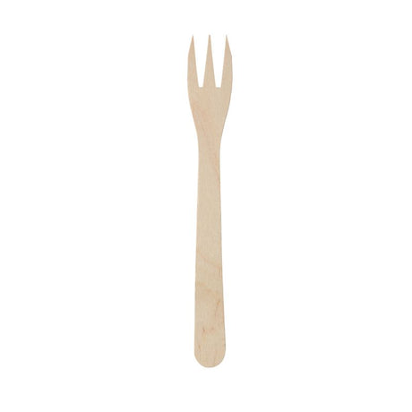 French Fries Forks Wood XL 17.5 cm Trident (10000 pieces) [GB