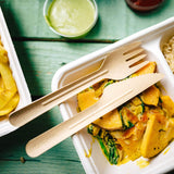 Vork Papier 16,5 cm Bruin - 1.000 stuks