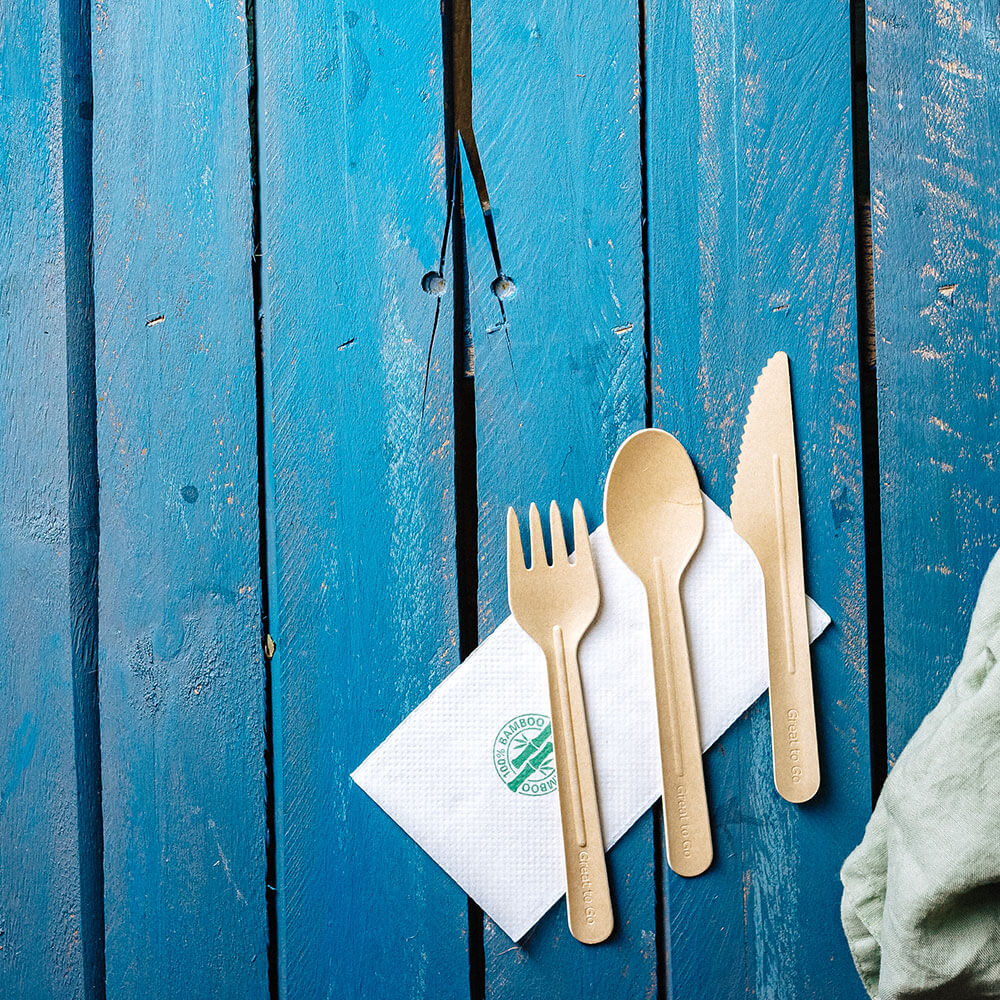 Lepel Papier 16,5 cm Bruin - 1.000 stuks