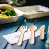 Lepel Papier 16,5 cm Bruin - 1.000 stuks