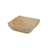 Schalen Palmware® 18x5x18 cm 800 ml, met deksel vierkant - 60 stuks