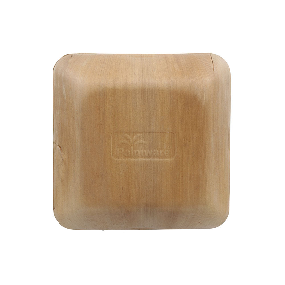 Schalen Palmware® 18x5x18 cm 800 ml, met deksel vierkant - 60 stuks