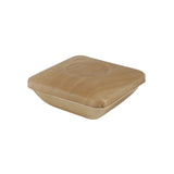 Schalen Palmware® 18x5x18 cm 800 ml, met deksel vierkant - 60 stuks