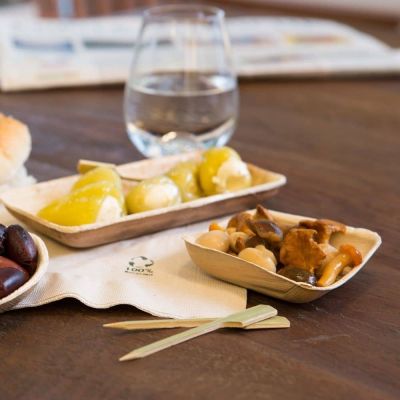 Schaaltjes Palmblad 8,3x2,2x8 cm, 80ml - 800 stuks