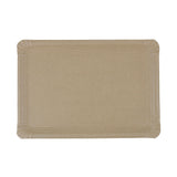 Rechthoekig Bord Papier 18,5x27 cm Bruin, - 500 stuks