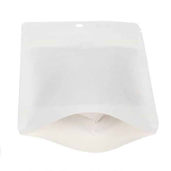 Eco Stazakken Kraft Wit 57 gram |102x60x152mm - 100 st